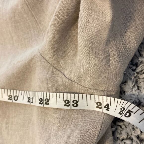 MASAI XL Unisex Button Down 100% Linen Fully Lined Jacket - Picture 6 of 13
